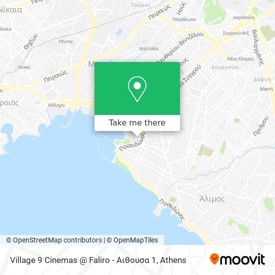 Village 9 Cinemas @ Faliro - Αιθουσα 1 map