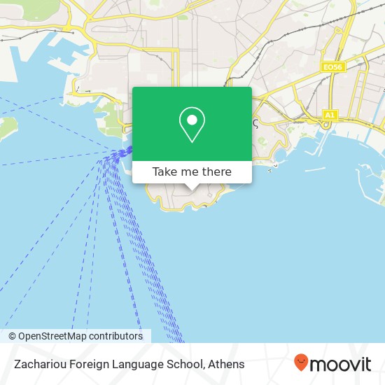 Zachariou Foreign Language School map