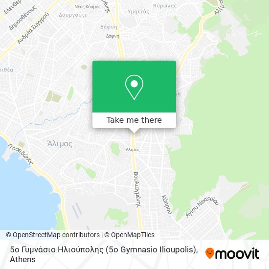 5ο Γυμνάσιο Ηλιούπολης (5o Gymnasio Ilioupolis) map