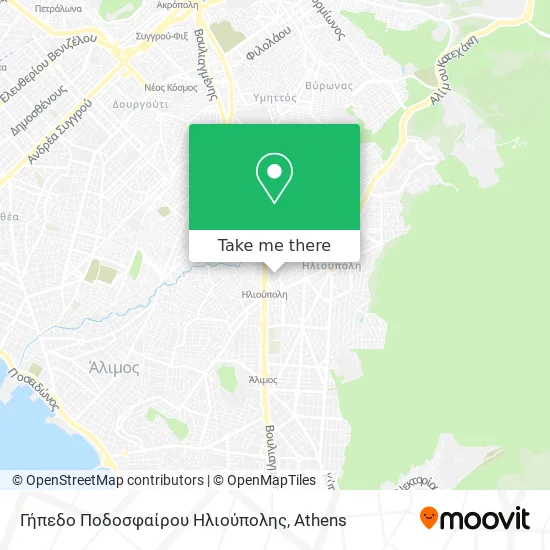 Γήπεδο Ποδοσφαίρου Ηλιούπολης map