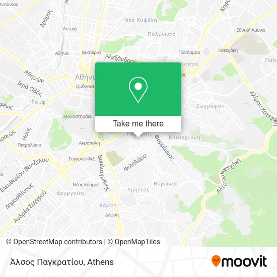 Άλσος Παγκρατίου map