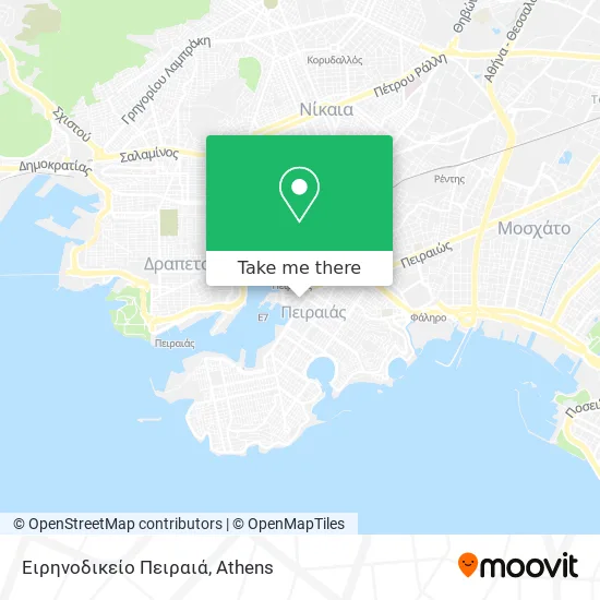 Ειρηνοδικείο Πειραιά map