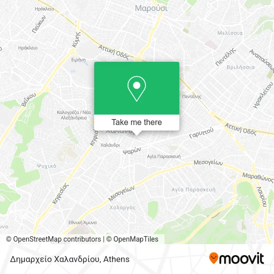 Δημαρχείο Χαλανδρίου map