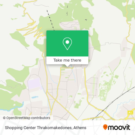 Shopping Center Thrakomakedones map