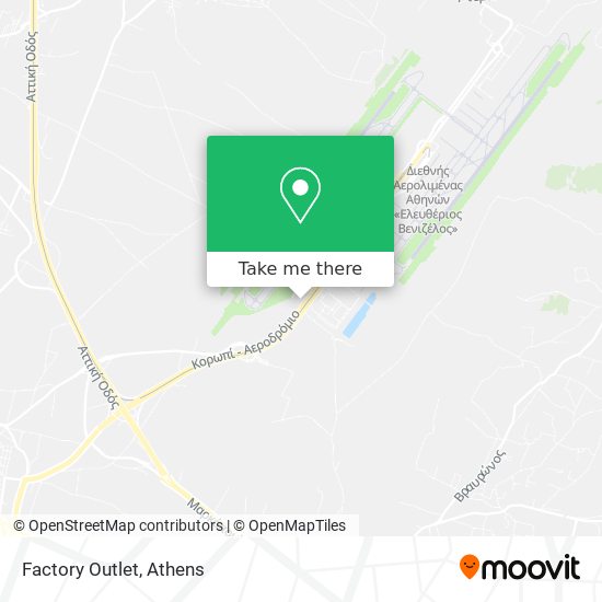 Factory Outlet map