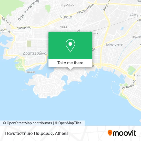 Πανεπιστήμιο Πειραιώς map
