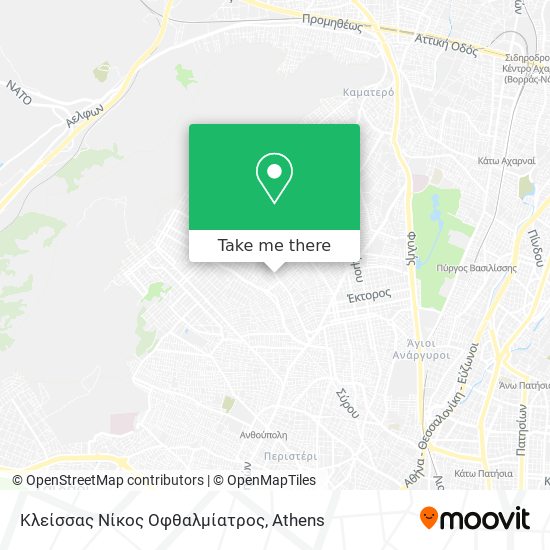 Κλείσσας Νίκος Οφθαλμίατρος map