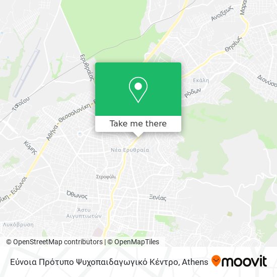 Εύνοια Πρότυπο Ψυχοπαιδαγωγικό Κέντρο map