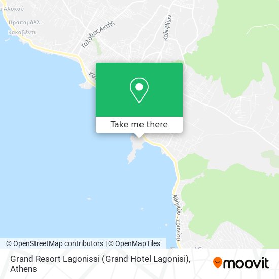 Grand Resort Lagonissi (Grand Hotel Lagonisi) map