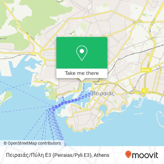 Πειραιάς / Πύλη Ε3 (Peiraias / Pyli E3) map
