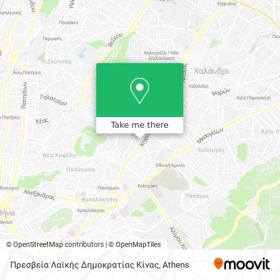 Πρεσβεία Λαϊκής Δημοκρατίας Κίνας map