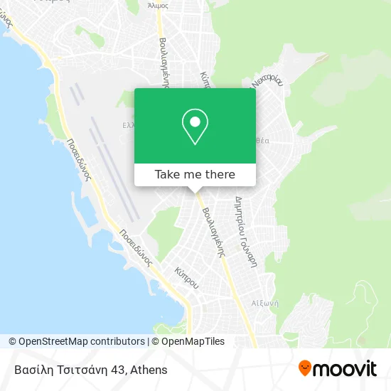 Βασίλη Τσιτσάνη 43 map