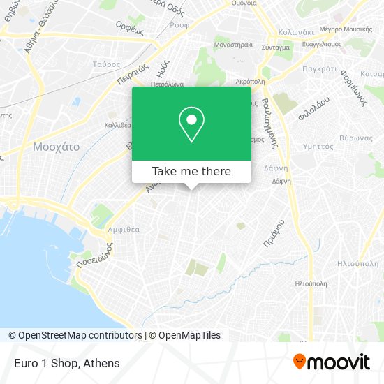 Euro 1 Shop map