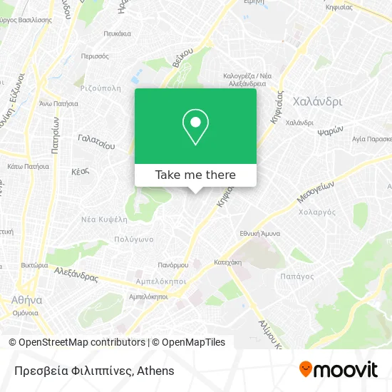 Πρεσβεία Φιλιππίνες map