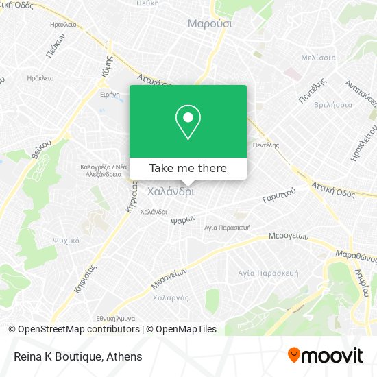 Reina K Boutique map
