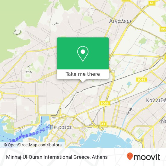 Minhaj-Ul-Quran International Greece map
