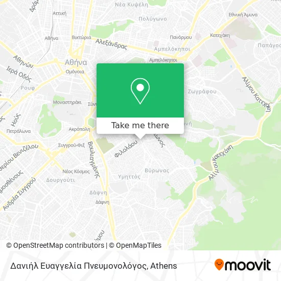 Δανιήλ Ευαγγελία Πνευμονολόγος map