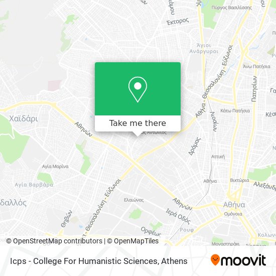 Icps - College For Humanistic Sciences map