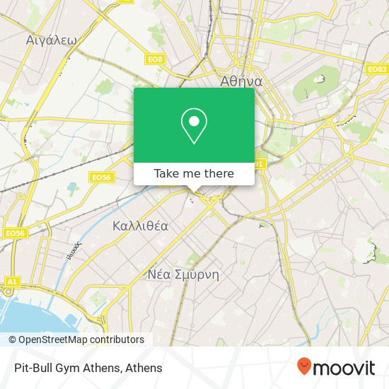 Pit-Bull Gym Athens map
