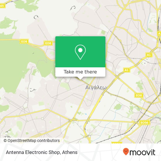 Antenna Electronic Shop map
