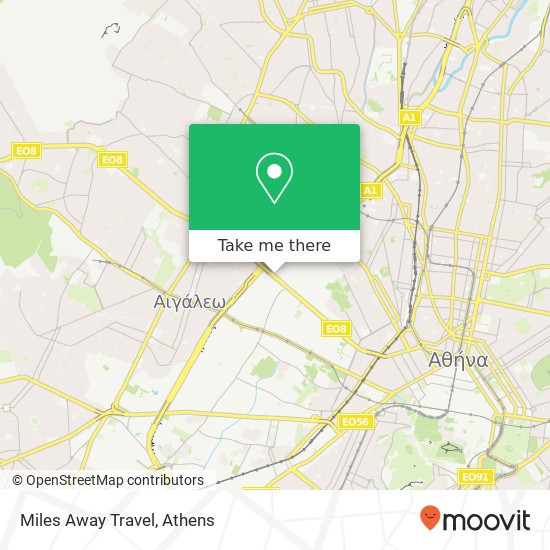 Miles Away Travel map