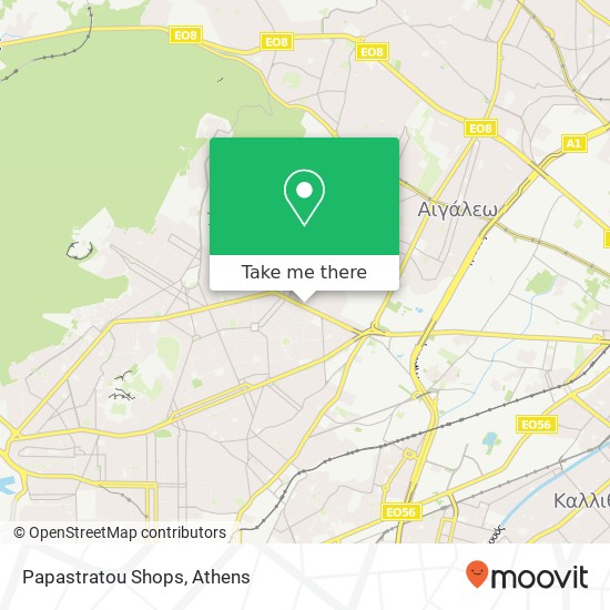 Papastratou Shops map