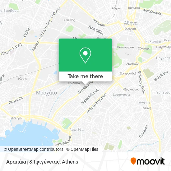 Αραπάκη & Ιφιγένειας map