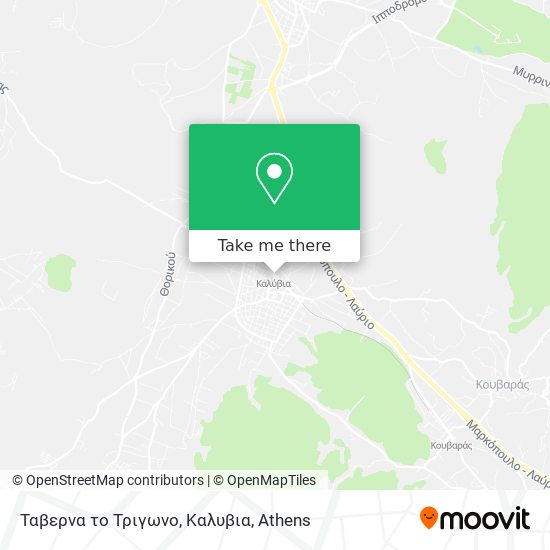 Ταβερνα το Τριγωνο, Καλυβια map