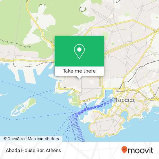 Abada House Bar, Πλάτωνος 99 187 55 Κερατσίνι map