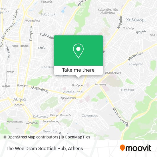 The Wee Dram Scottish Pub map