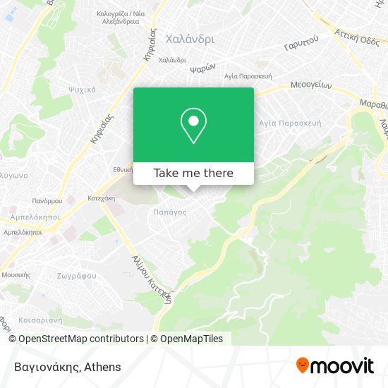 Βαγιονάκης map