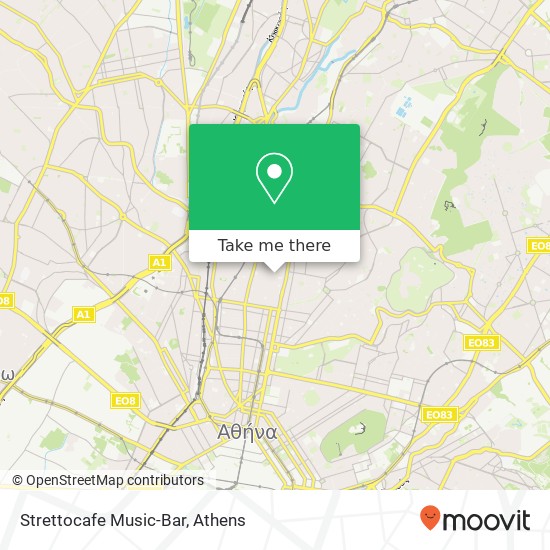 Strettocafe Music-Bar map