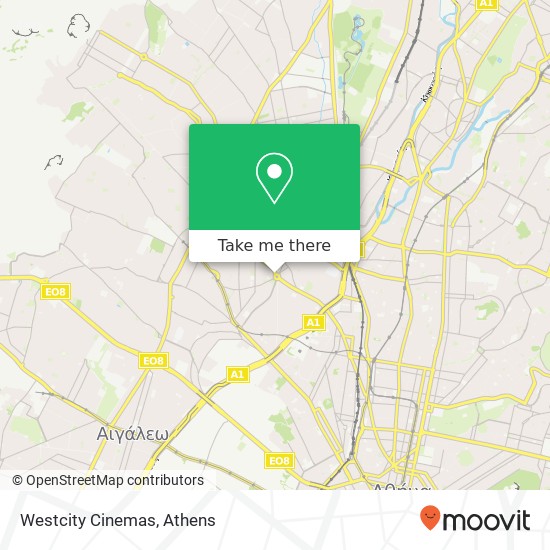 Westcity Cinemas map