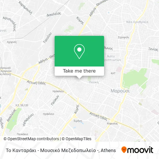 Το Κανταράκι - Μουσικό Μεζεδοπωλείο - map