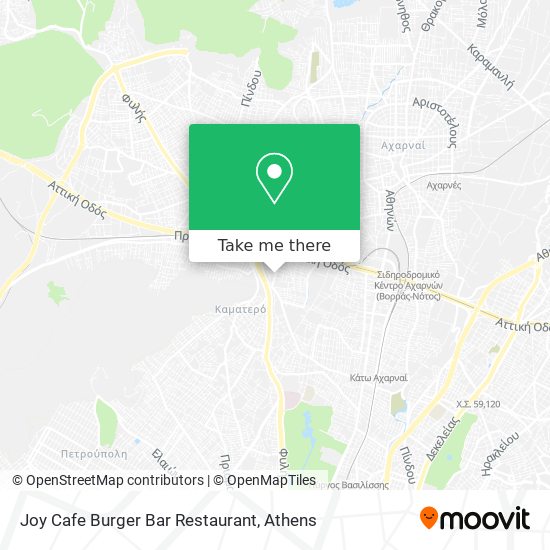 Joy Cafe Burger Bar Restaurant map