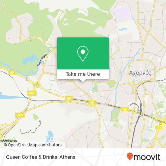 Queen Coffee & Drinks, Πάρνηθος 3 133 41 Άνω Λιόσια map