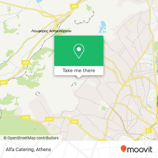 Alfa Catering map