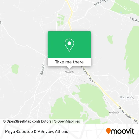 Ρήγα Φεραίου & Αθηνων map