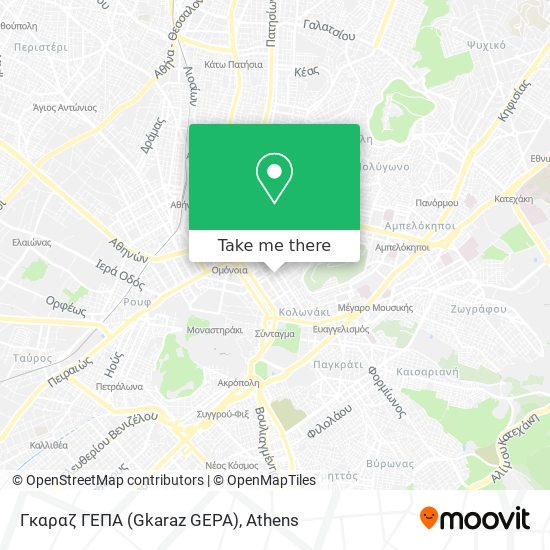 Γκαραζ ΓΕΠΑ (Gkaraz GEPA) map