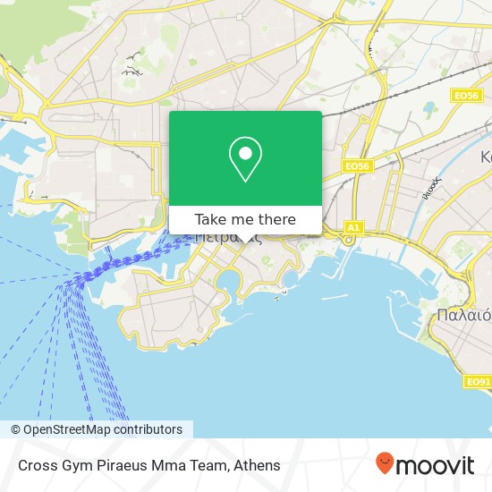 Cross Gym Piraeus Mma Team map