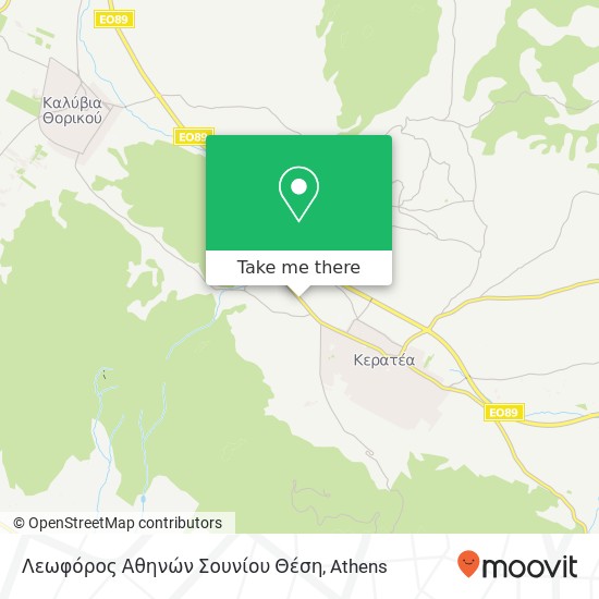 Λεωφόρος Αθηνών Σουνίου Θέση map