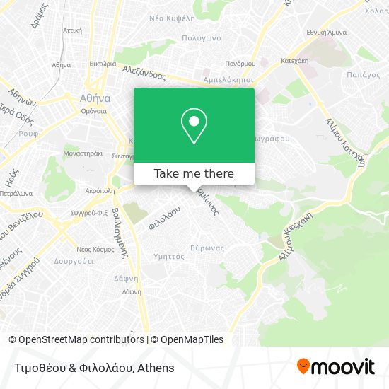 Τιμοθέου & Φιλολάου map