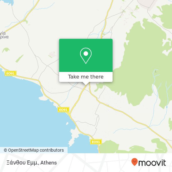 Ξάνθου Εμμ. map