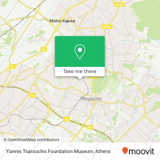 Υiannis Tsarouchis Foundation Museum map