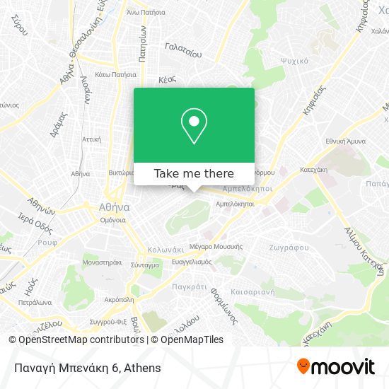 Παναγή Μπενάκη 6 map