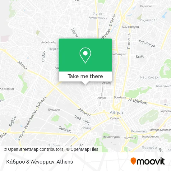 Κάδμου & Λένορμαν map