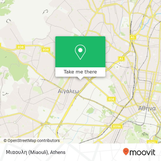 Μιαουλη (Miaouli) map