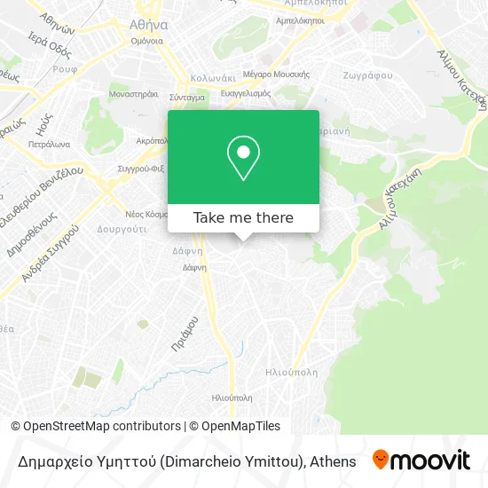 Δημαρχείο Υμηττού (Dimarcheio Ymittou) map