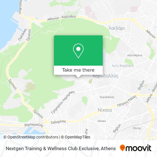 Nextgen Training & Wellness Club Exclusive map
