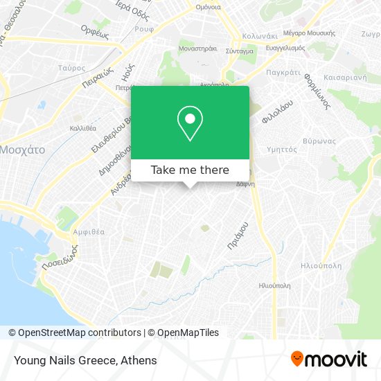 Young Nails Greece map